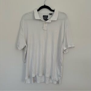 Chaps White Polo Shirt Classic Design Casual